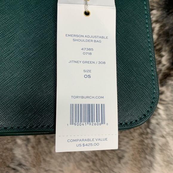 đŻAuth TORY BURCH EMERSON ADJUSTABLE SHOULDER BAG - Picture 8 of 8